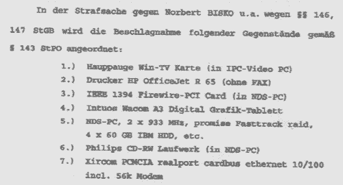 aber keine Mengenangabe